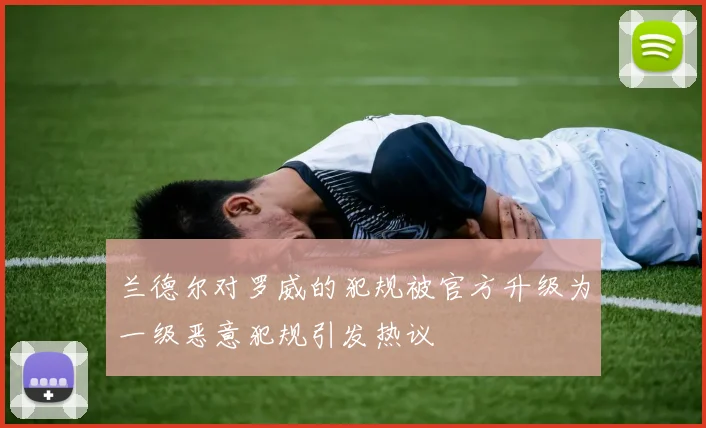 兰德尔对罗威的犯规被官方升级为一级恶意犯规引发热议